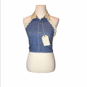 Furst Of A Kind Vintage Halter Top